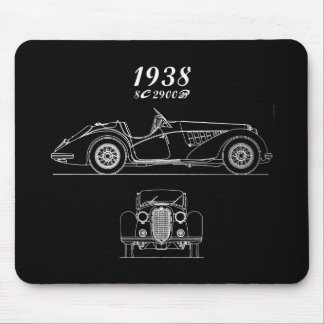 Mousepad Oldtimer Italien Alfa Romeo 8C 2900