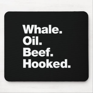 Mousepad Óleo de Baleia Carne Encafuada Sério Engraçado Ace