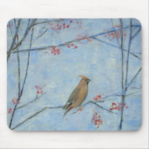 Mousepad Óleo do Waxwing 2013 em canvas