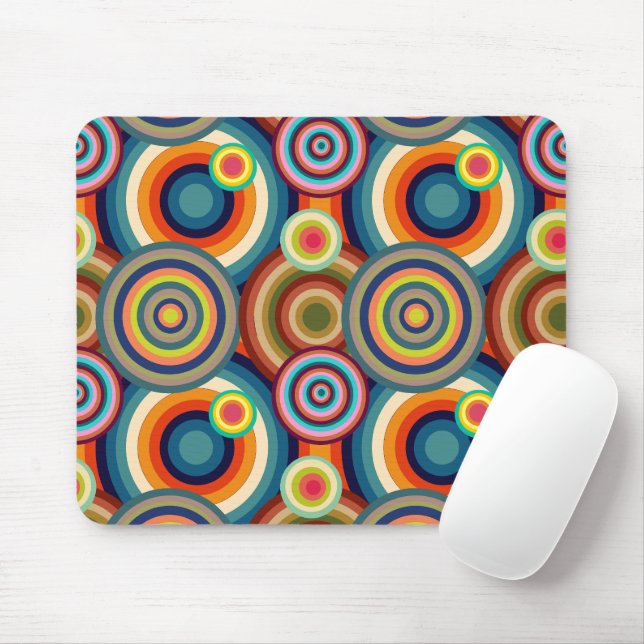 Mousepad Olhais Coloridos (Com mouse)