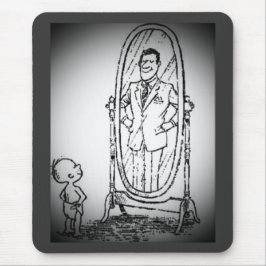 Mousepad Olhando no espelho