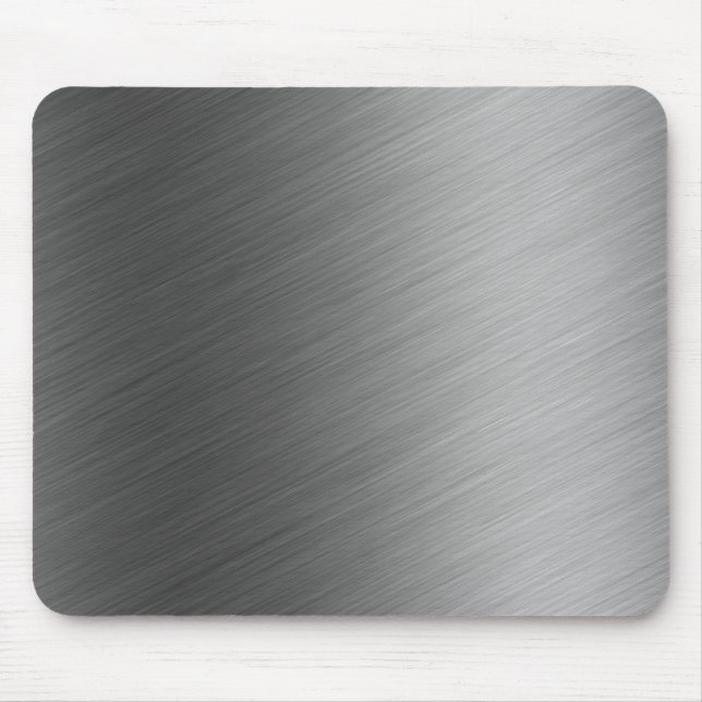 Mousepad Olhar de alumínio escovado do metal (Frente)