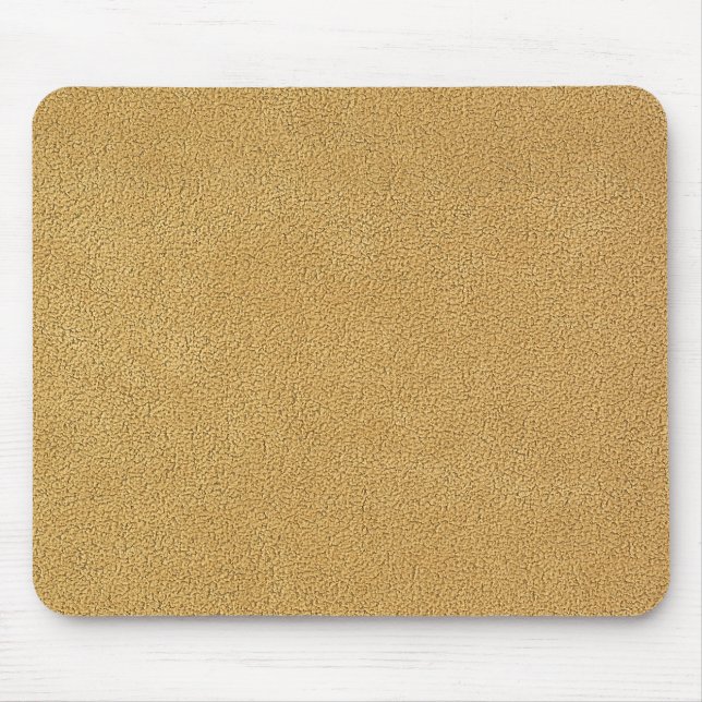 Mousepad Olhar de Brown Ultrasuede do camelo (Frente)