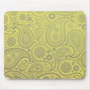 Mousepad Olhar do vintage do tecido de Paisley