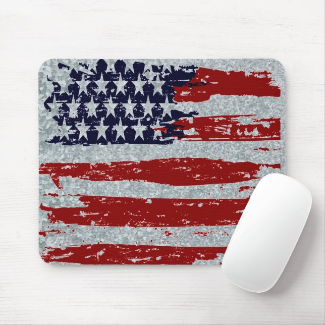 Mousepad Olhar e bandeira de metal galvanizado (Com mouse)
