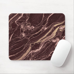 Mousepad Olhar Estético Contemporâneo Vermelho Mármore Prof