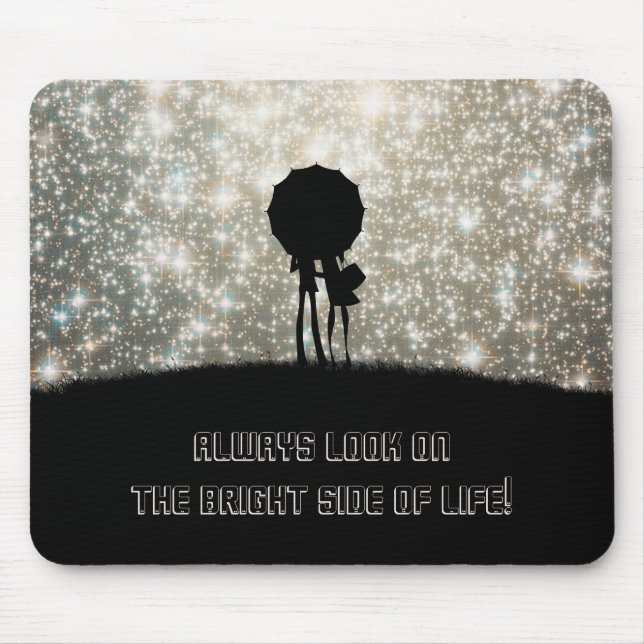 Mousepad Olhe sempre na parte positiva de vida! (Frente)