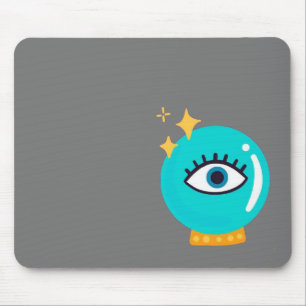 Mousepad Olho de bola de cristal mágico bonito