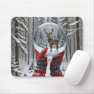 Mousepad Olho De Inverno No Globo De Neve