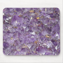 Mousepad Olho de pedra de cristal ametista roxa