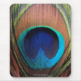 Mousepad Olho do Fim-Acima da pena do pavão