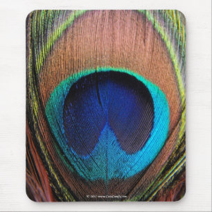 Mousepad Olho do Fim-Acima da pena do pavão