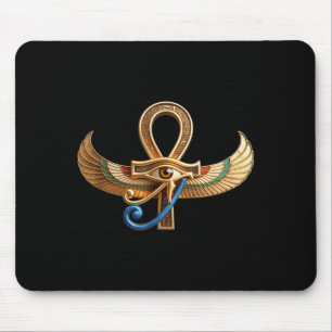 Mousepad olho egípcio de hórus ankh egito arqueólogo