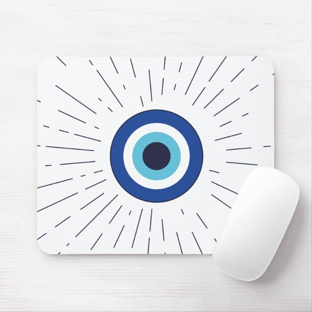 Mousepad olho gordo (azul) (Com mouse)