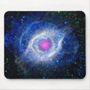 Mousepad Olho ultravioleta da nebulosa da hélice da foto d