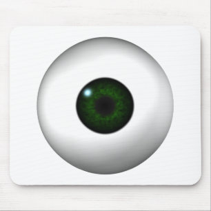 Mousepad olho verde