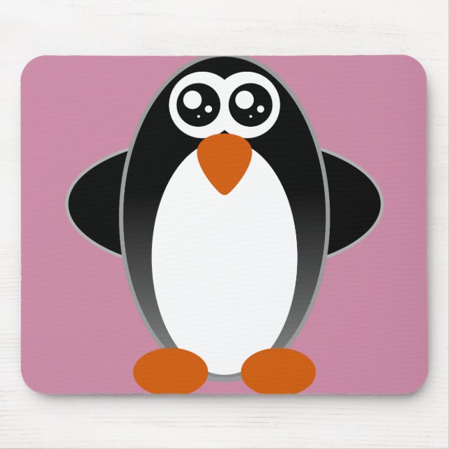 Mousepad Olhos aquosos do pinguim (Frente)