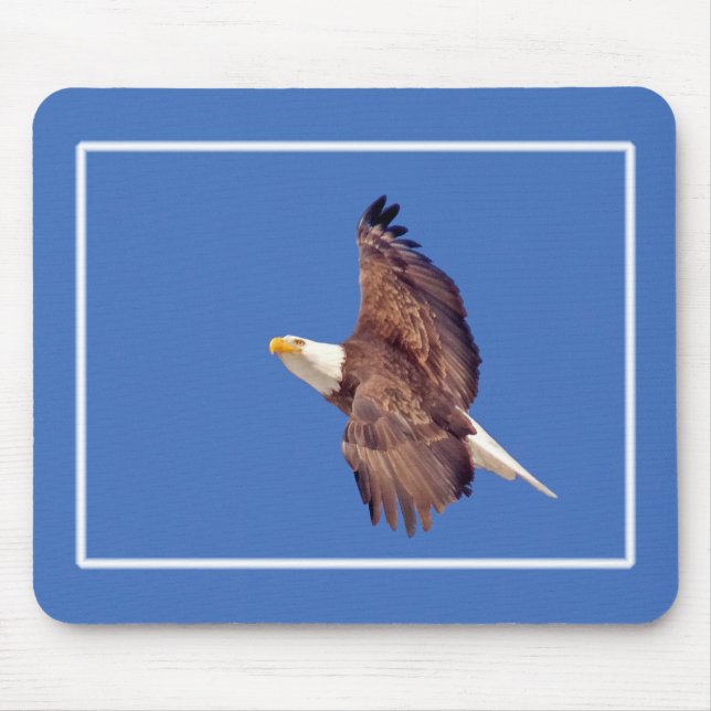 Mousepad Olhos de Águia Americana ao Céu (Frente)