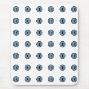 Mousepad Olhos de Bolinhas Azul do Halloween