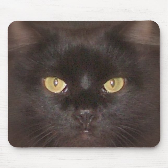 Mousepad olhos de gatos pretos (Frente)