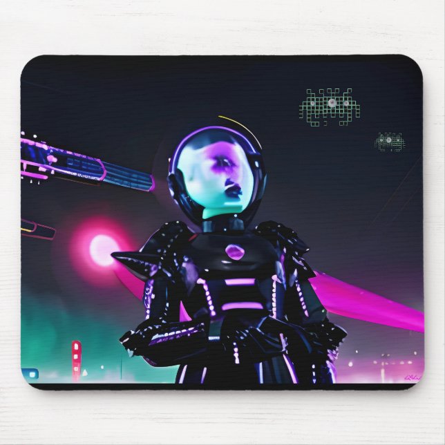 Mousepad Olhos nos Céus Noturnos (Frente)