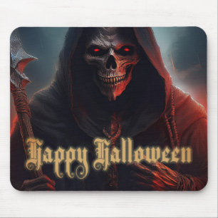 Mousepad Olhos Vermelhos Brilhantes Ceifador Arte de Hallow