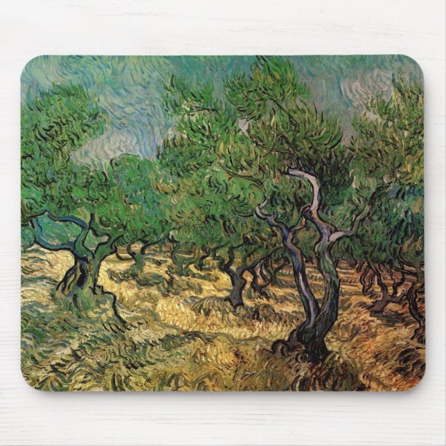 Mousepad Olive Grove de Vincent van Gogh (Frente)