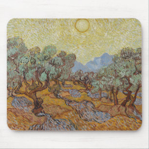 Mousepad Olive Trees, por van Gogh