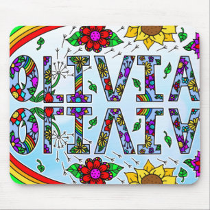 Mousepad Olivia, Estilo de Arte Digital Folk Nome da Rapari