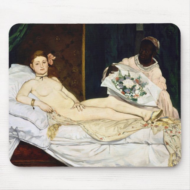 Mousepad Olympia, Edouard Manet, 1863 (Frente)