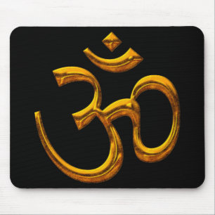 Mousepad OM, efeito do ouro velho/Mousepad