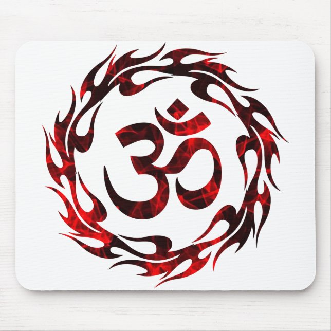 Mousepad Om Hindu, Símbolo Om, Logotipo Om, Aum (Frente)