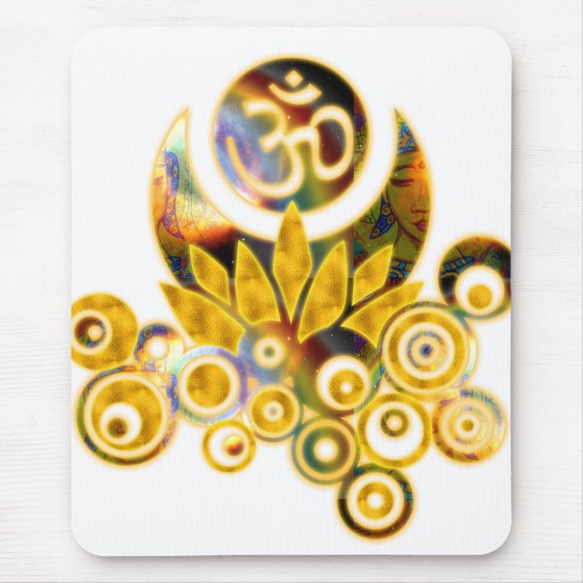 Mousepad Om Lotus (Frente)