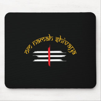 Mousepad Om Namah Shivaya Tripundra Symbol Of Shiva