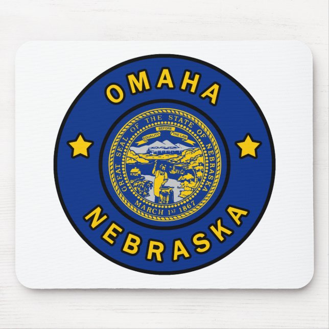 Mousepad Omaha Nebraska (Frente)