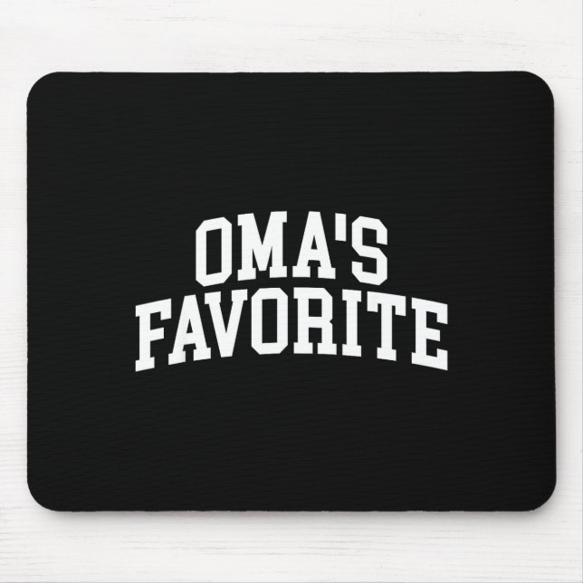 Mousepad Oma's Favorite Grandkids  (Frente)