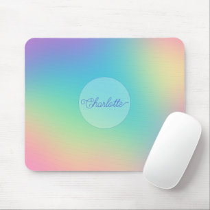 Mousepad Ombre Arco-Íris Personalizado