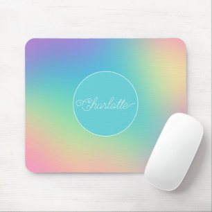Mousepad Ombre Arco-Íris Personalizado