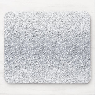 Mousepad Ombre de prata Glittery
