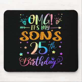 Mousepad Omg É O 25º Aniversário Do Meu Filho Doce 25 Anos