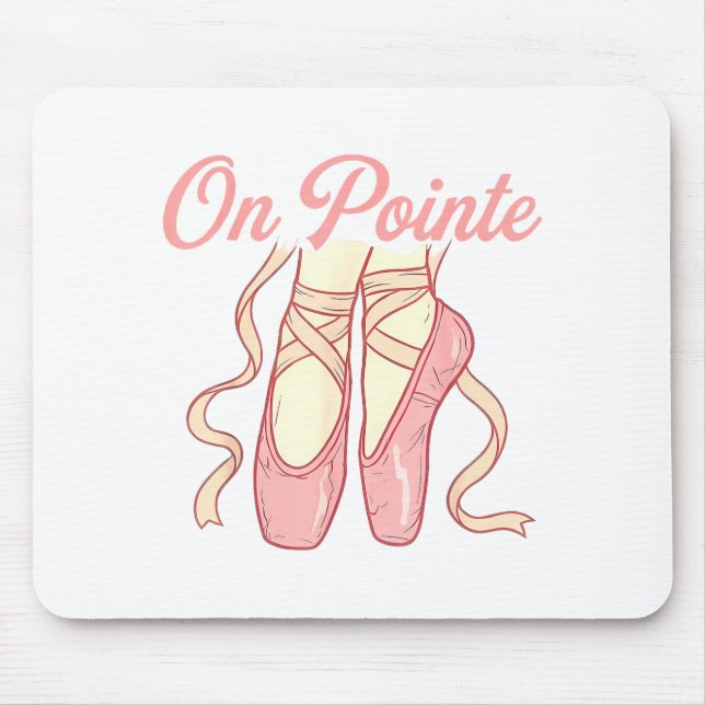 Mousepad On Inte Ballet Funny Ballerina Pun Dance  (Frente)