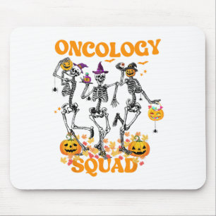 Mousepad Oncologia Esqueleto Pumpkin Cai Cai Cai Causada