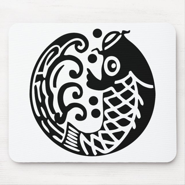 Mousepad Onda de carpas (Frente)
