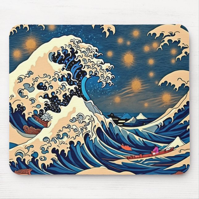 Mousepad Onda de Excelente Japonês (Frente)