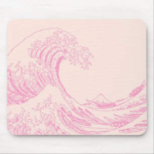 Mousepad Onda de excelente sobre anestésico cor-de-rosa Kan