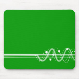 Mousepad Onda de som - Verde de grama