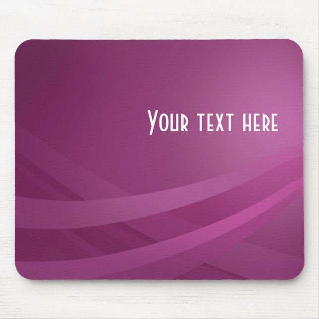 Mousepad Onda Lilac Roxo Simples Moderna (Frente)
