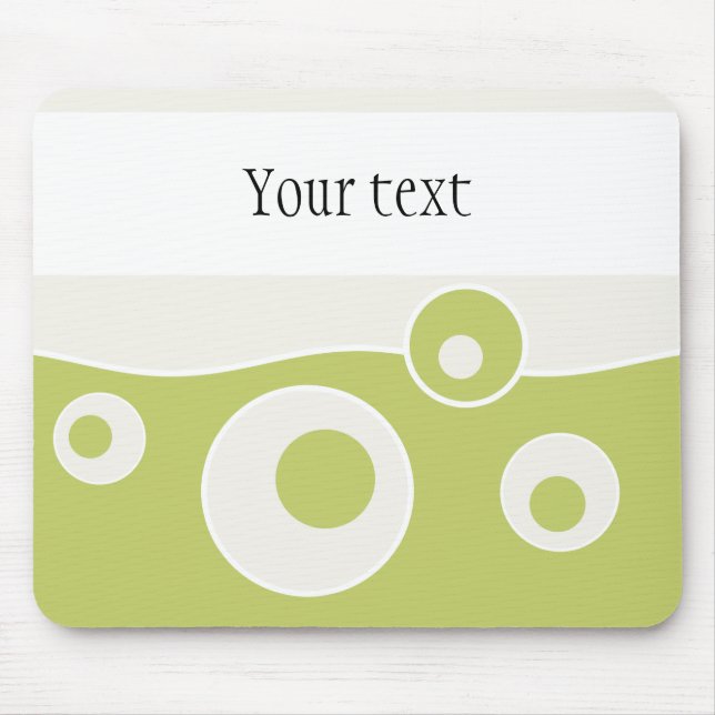 Mousepad Onda verde (Frente)