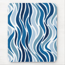 Ondas abstratas em azul