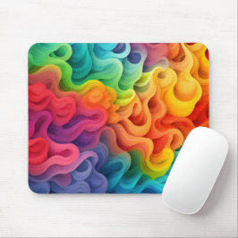Mousepad Ondas Abstrato